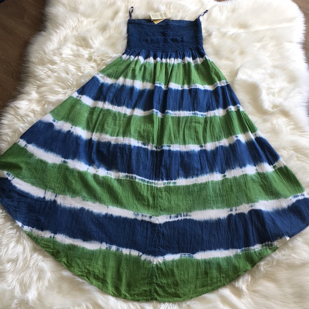 NWT Michael Michael Kors Tie-Dye Maxi Dress - Picture 10 of 14